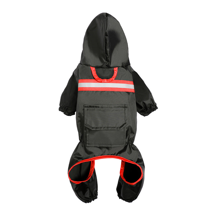Reflective Pet Raincoat - Waterproof & Lightweight Rain Jacket for Small to Medium Dogs